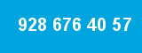 928 676 40 57 928 676 40 57